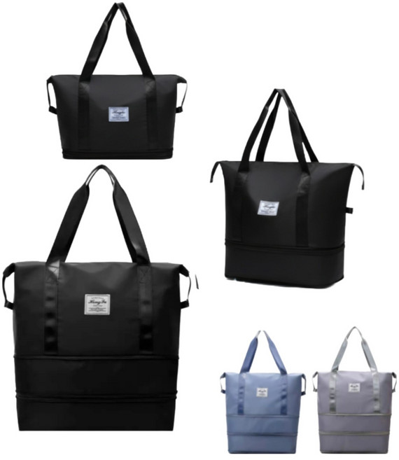 오션위크 3단확장 여행용 캐리어 결합 보조가방 보스턴백