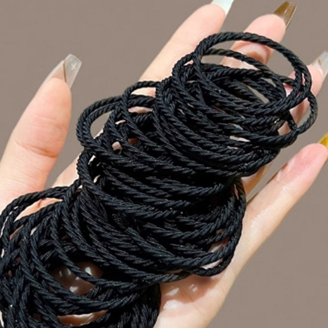 헤스티래빗 여성 대용량 탄력 머리끈 200개입