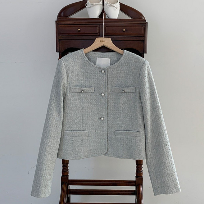 로뎀#[자체제작]프린드 노카라 트위드 자켓(3만장돌파!)