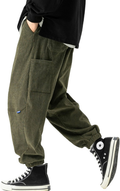 코디코치 남성 골지 팬츠 골덴 조거 밴딩 코듀로이 데일리 바지