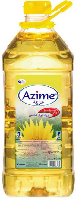 Turkish Azime Premium Sunflower Oil 터키 아지메 프리미엄 해바라기유, 1개, 3L