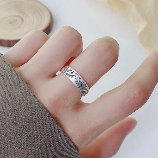 라레푸 행운을 가져오는 물고기반지