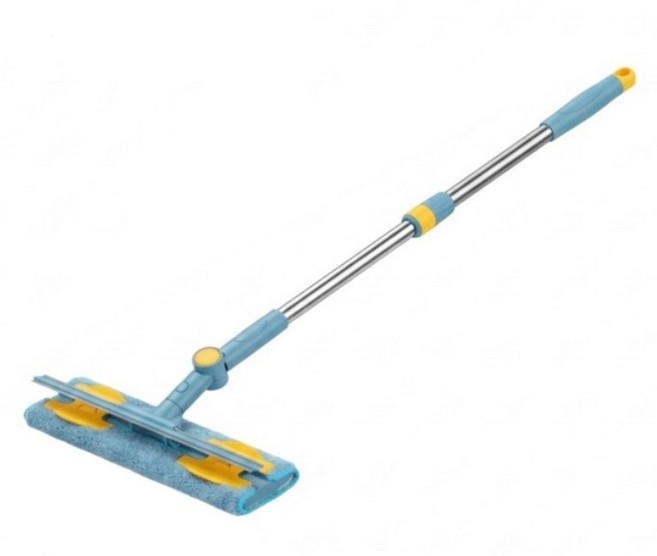 초간단 양면 회전 밀대 걸레 + 청소포 4장, 1개