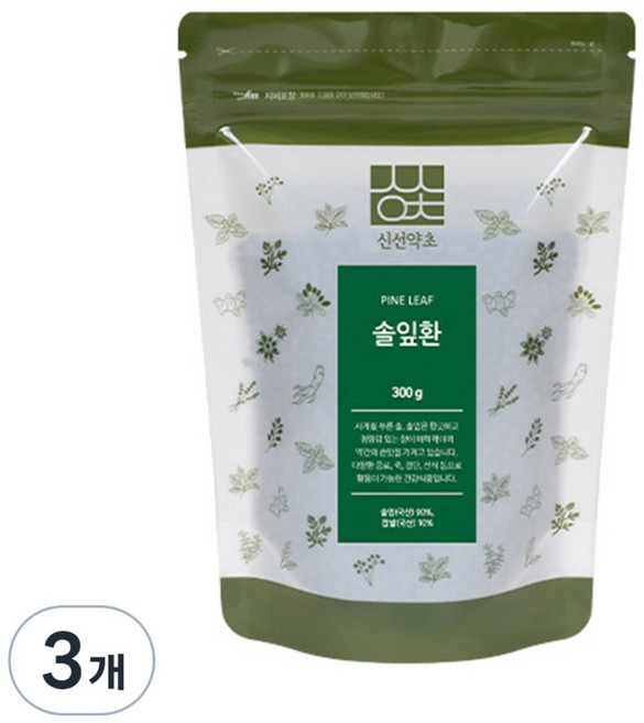 신선약초 솔잎환, 3개, 300g