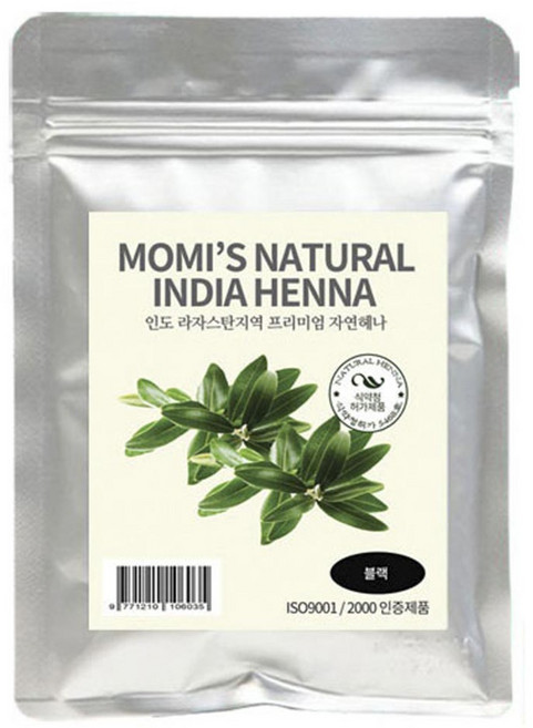 모미스 네츄럴 인디아 헤나 100g, 케미컬블랙, 1개