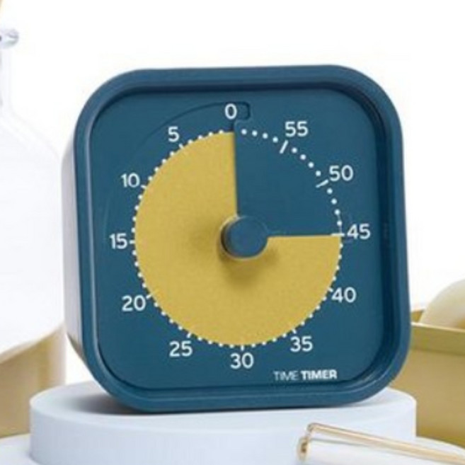 타임타이머 구글타이머 홈에디션 TIME TIMER HOME EDITION 11종 루덴스 정식수입품, 메탈릭 미드나잇