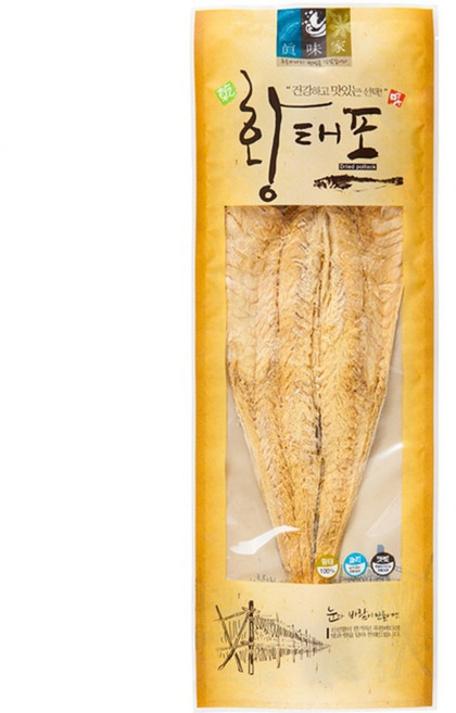 [가온애] 설원건조 황태포 5마리, 1개