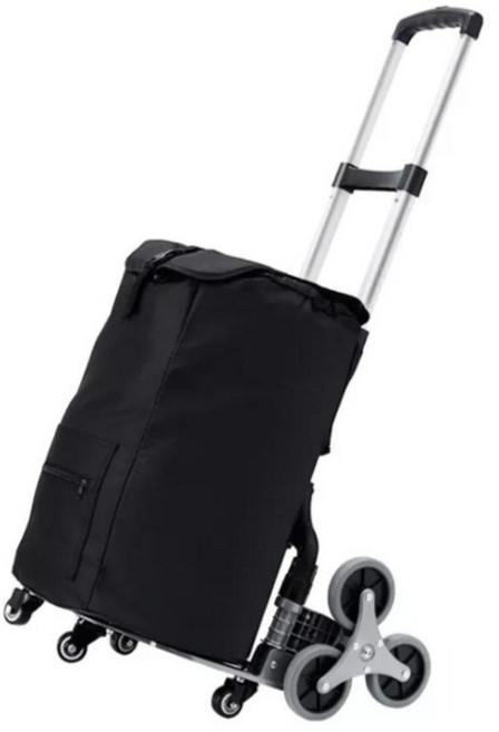 휴대용 접이식 구르마 운반 카트 계단 이동, 1개, 실버