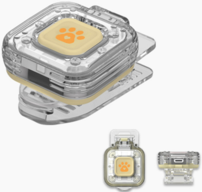 P미니 나이트가디언 충전식 강아지 야간산책 LED 랜턴 방수 yellow, 1개, 옐로우
