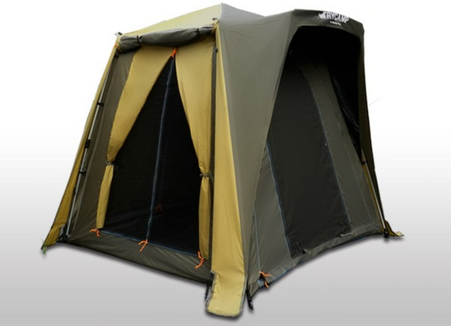 트라이캠프 낚시텐트 FO-14plus(pro)무결로 소형 빙어낚시 얼음낚시 원터치자동텐트, 1개