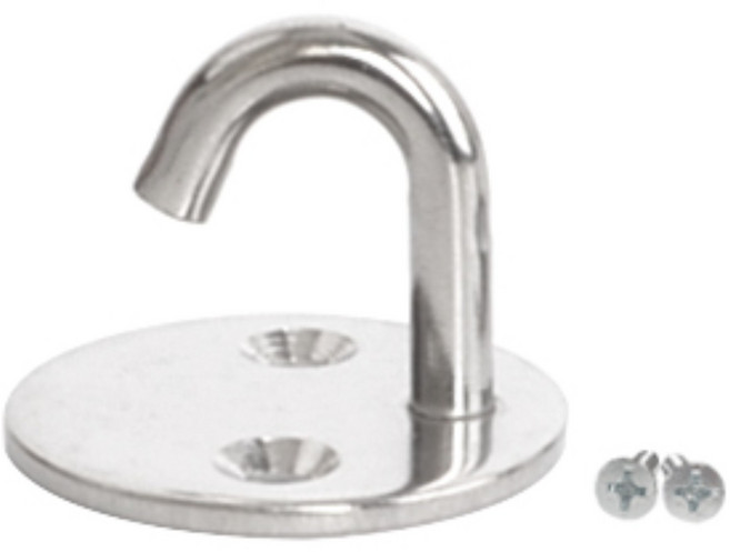 철물바다 스텐 다용도걸이 J형 중, 실버, 10개