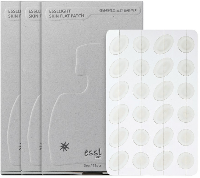 율무패치 | 에슬 스킨 플랫 패치, 3개, 72개입