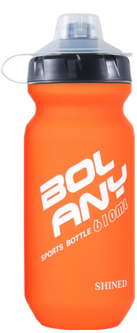 자크시 자전거 스포츠 물병 압출식 주둥이 DO1013, 1개, 610ml, 오렌지