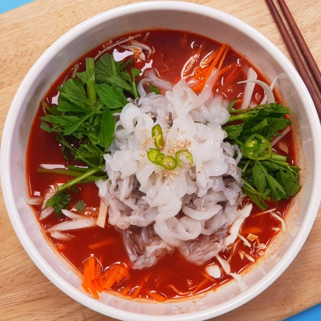 해와바다 한치 포항물회 세트 2인분 냉장채소 소스포함, 한치물회2인분(몸통살+채소+소스), 1개