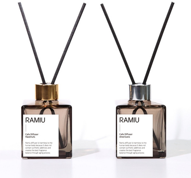 라미유 커피 향 카페 실내 화장실 디퓨저 6세트, 스윗캔디향, 120ml, 6개