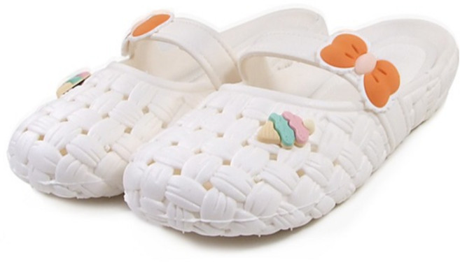 [슈엔몰] SL2366 / 발편한 여성슬리퍼 여름 젤리슈즈 펀칭 블로퍼 레인 아쿠아신발