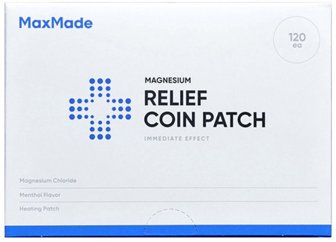 맥스메이드 마그네슘 릴리프 코인 패치 동전패치, 120매, 5개