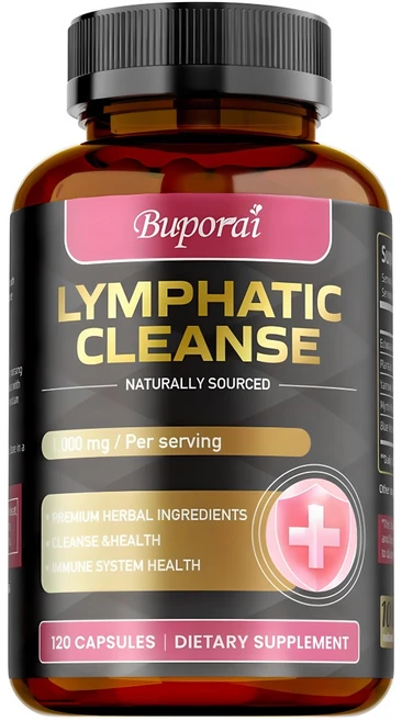 림프 순환 & 면역 지원 프리미엄 허브 캡슐 에키네시아 질경이잎 얘로우 추출물 천연 해독 체내 정화 부종 완화 순환 기능 촉진 식물성 캡슐 무알레르겐, 1개, 60정 - 쿠팡