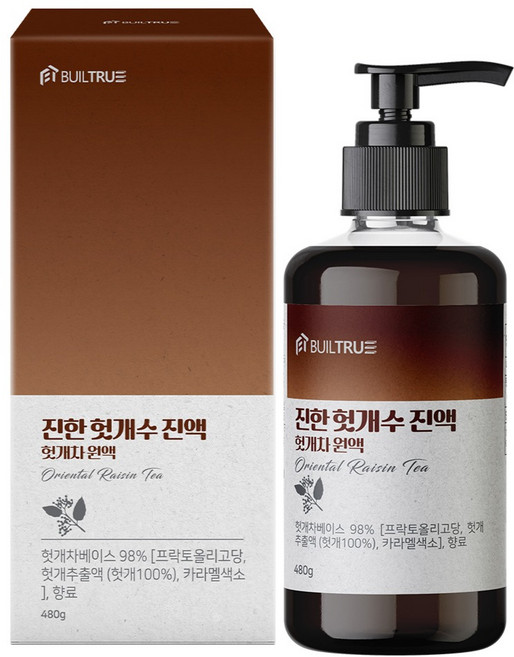 빌트루 국내산 진한 헛개수 진액 헛개차 원액, 1개, 480g