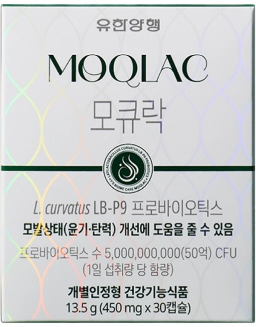 유한양행 모큐락 모발유산균 모발 성장 신호 50억 유산균 30캡슐, 3개, 30정 - 쿠팡