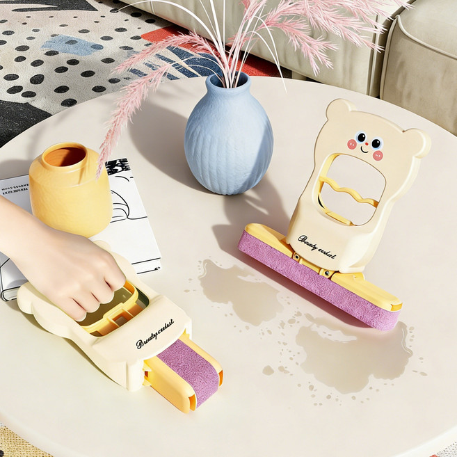 쬬린 귀여운 미니 스펀지 밀대, 1개