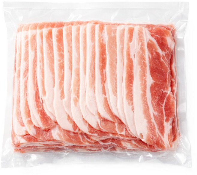 더나눔푸드 냉동 대패삼겹 수입 냉삼, 5개, 1kg