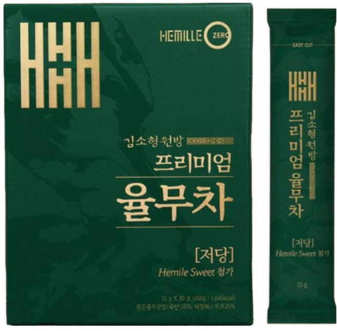 김소형 원장 볶은율무 스테비아 프리미엄 저당 율무차, 김소형 원장 국산 율무 저당 율무차 30포 x 1박스, 1박스, 30개입, 15g
