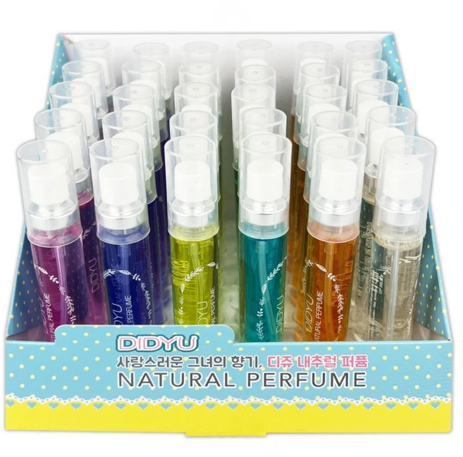 디쥬 내추럴 퍼퓸 향수15ml 6종 30P 미니향수 휴대용향수, 30개, 15ml - 쿠팡