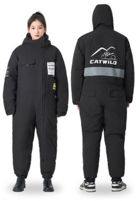 켓와일로 오토바이 겨울 방한 우주복 C20 블랙
