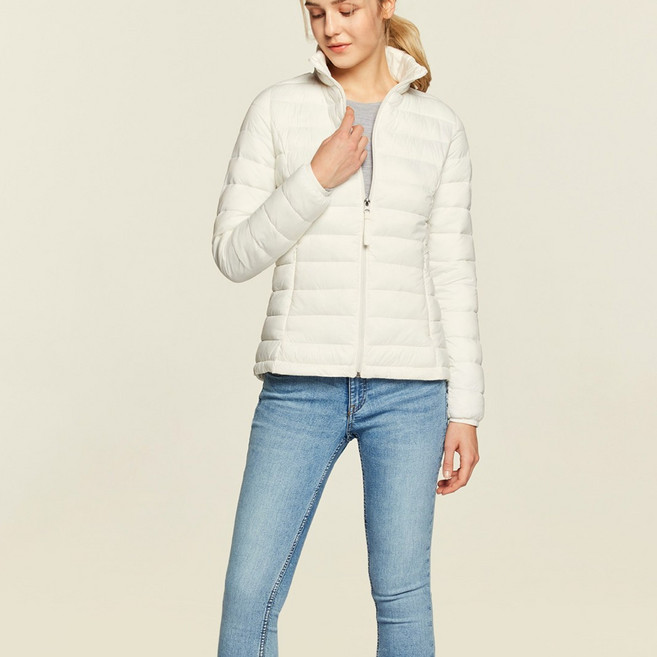 테슬라 여성 패커블 웰론 경량 패딩 자켓