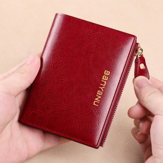 프리미엄 여성 소가죽 반지갑 BYN-8106