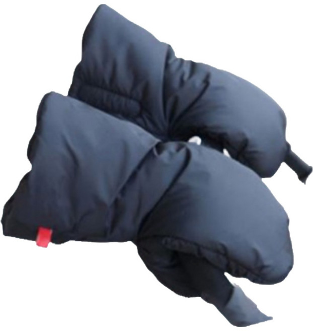 바이민 유모차 방한 핸들커버, 1개, 블랙