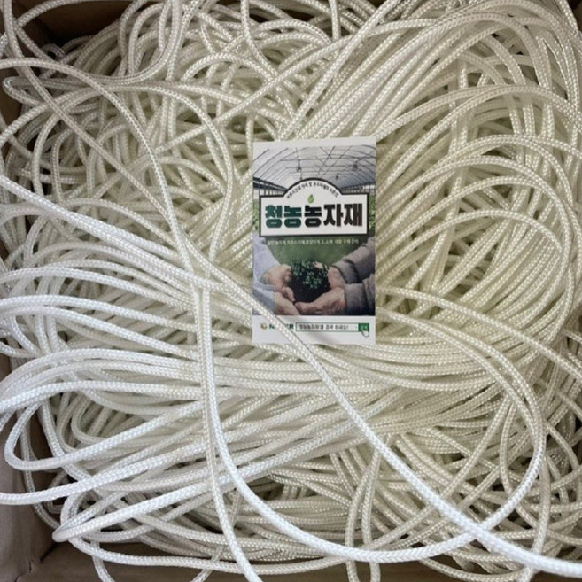 청농농자재 예인선 낙하산줄 복숭아줄 과수자재 다용도, 4mmX500M, 1개