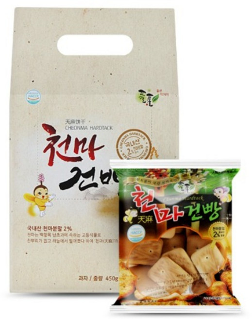[안성들풀] 천마 건빵 바삭하고 고소한 옛날과자 영양 간식 30g 100봉지, 100개