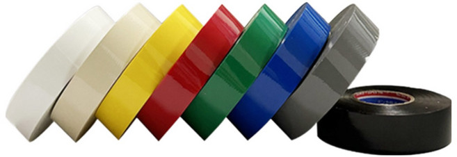 덴카 테이프 101 일본산 칼라 PVC 전기 절연 배선 10m, 검정색, 1개