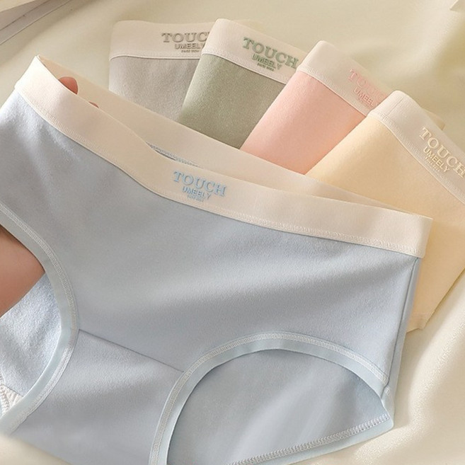 플랜와이 주니어 겸용 여성 파스텔 순면 팬티 5종 세트