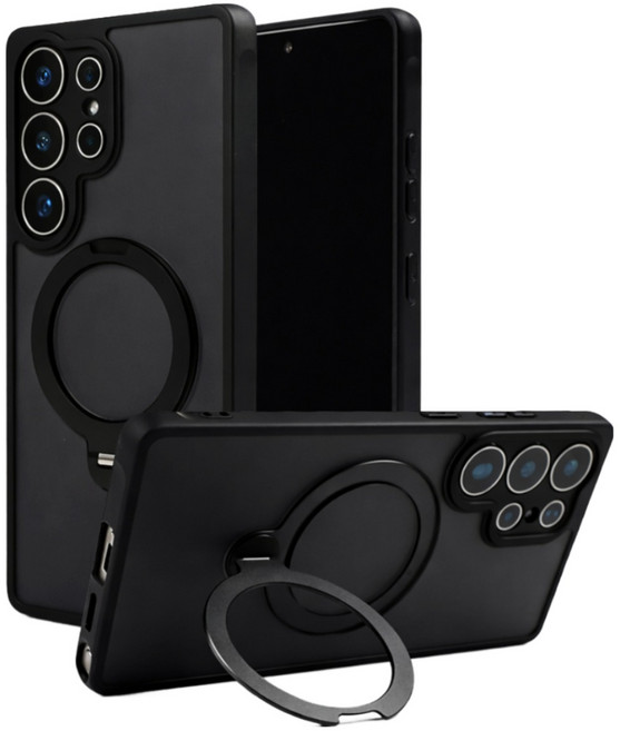 제루크 갤럭시 변색 없는 360도 회전 맥세이프 슬림 경량 휴대폰 케이스