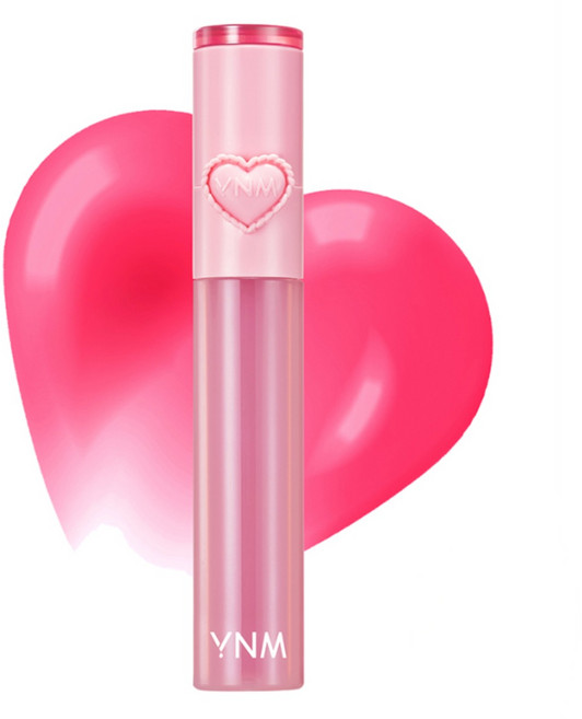 YNM 하트 젤링 틴트(실리콘 브러쉬 내장), 1개, 2.6g, 02 앵두젤링