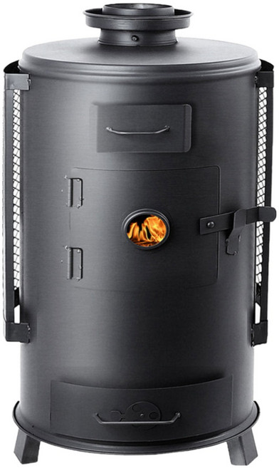 캠핑몽 G30 고급형 화목난로 캠핑 국산 30평형 드럼통 장작 나무 불멍