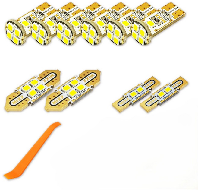 믹스 차량용 LED 실내등 풀세트 + 리무버, 현대 스타리아 일반형, 1세트