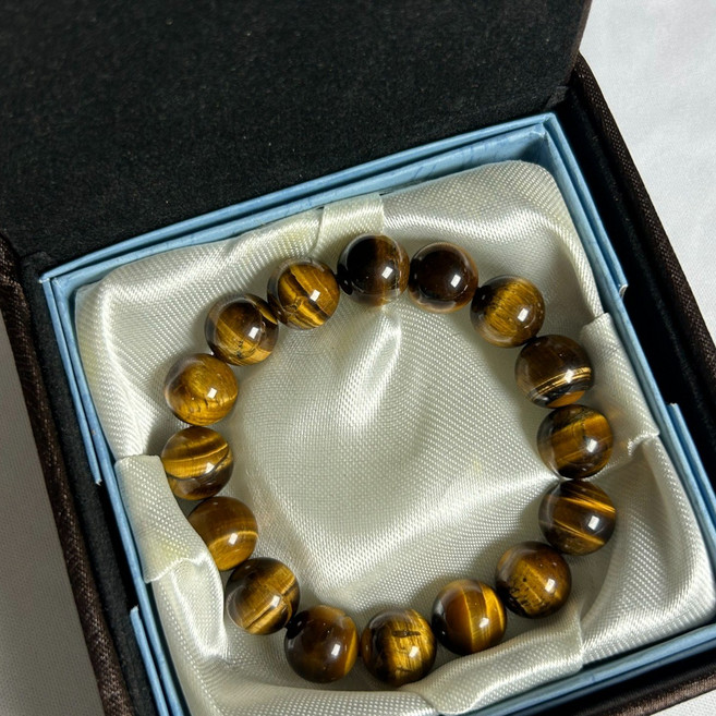 [만사형통] 특A급 호안석 팔찌 액막이 삼재 행운 소원 고급형