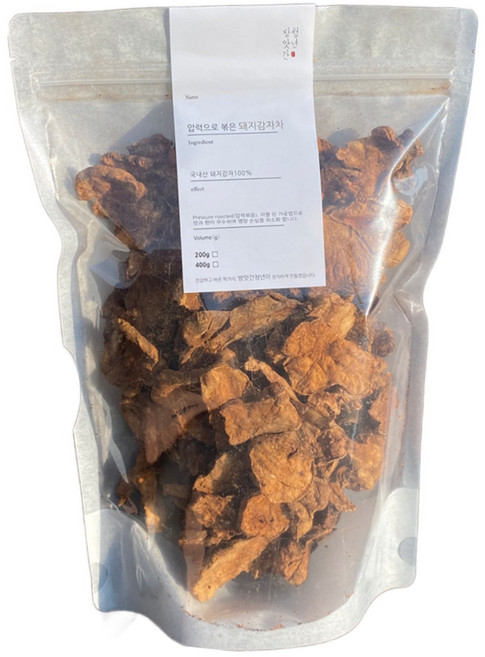 방앗간청년 압력으로 쪄서 볶은 국산 돼지감자차 여주차 세트, 돼지감자차200g+여주차100g, 1개, 1개입