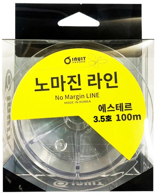 이누잇 노마진 에스테르 라인 100m 투명 한치 갑오징어 쇼크리더 자작채비 기둥줄, 1개