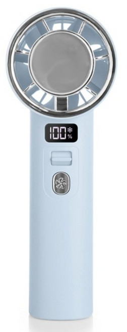 니보리 100단 에어컨 휴대용 손풍기 대용량 미니 냉각 야구장 선풍기, 미스트블루, ICE TURBO10 F3