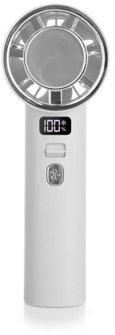 니보리 100단 에어컨 휴대용 손풍기 대용량 미니 냉각 야구장 선풍기, 스노우화이트, ICE TURBO10 F3