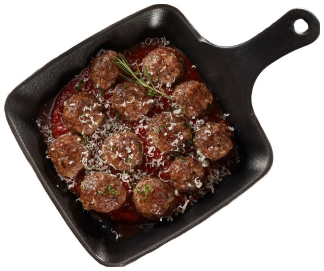 한우 수제 미트볼 240g + 소스 200g ( 집에서 간단한요리 맥주안주 와인안주 ) ( * 바질페스토 소스 60g ), 토마토, 1개, 440g