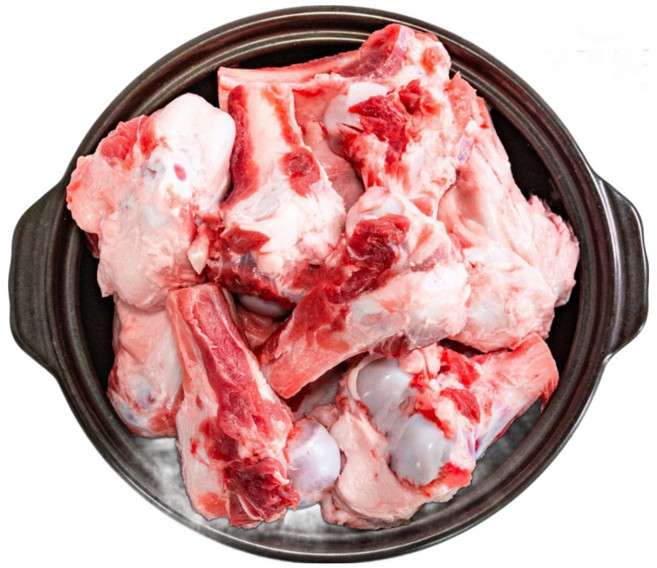 고기생각 국내산 한돈 돼지사골 냉동 3kg 돼지뼈 사골뼈 국물, 5개