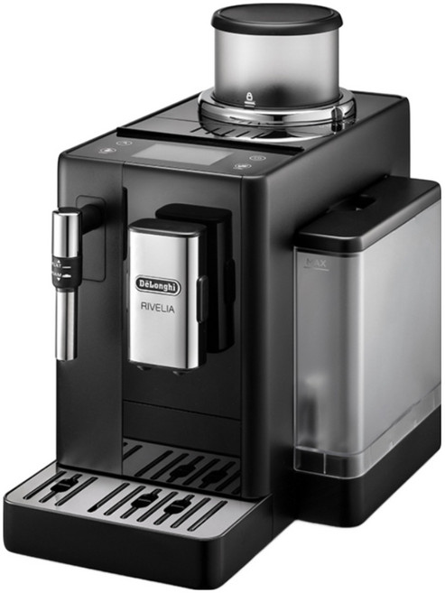 [카푸치노잔+원두]드롱기 프리미엄 전자동 커피머신 리벨리아 오닉스, KREXAM440.35.B