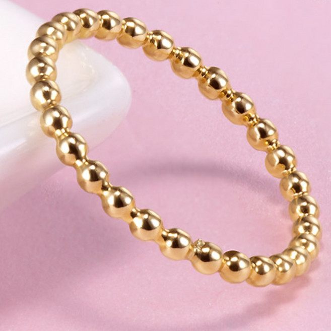 골드앤 14K 버블팝 반지 버블링 레이어드 가드링 데일리 볼 반지