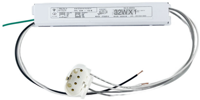 국산 용전사 KC인증 형광등안정기 전자식안정기 FPL 32w 1등용, 1개